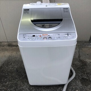 【SHARP】 シャープ 全自動洗濯乾燥機 ES-TG55K-S 5.5kg 2010年製 イオンコートの画像
