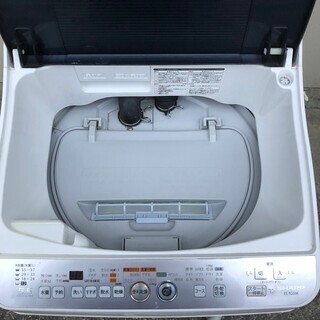 【SHARP】 シャープ 全自動洗濯乾燥機 ES-TG55K-S 5.5kg 2010年製 イオンコート - 家電