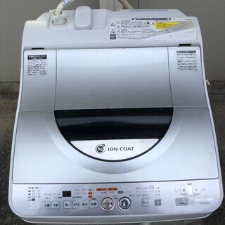 【SHARP】 シャープ 全自動洗濯乾燥機 ES-TG55K-S 5.5kg 2010年製 イオンコート - 富山市