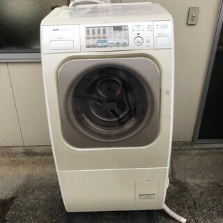 【SANYO】サンヨー エアウォッシュ ドラム式洗濯乾燥機 9k...