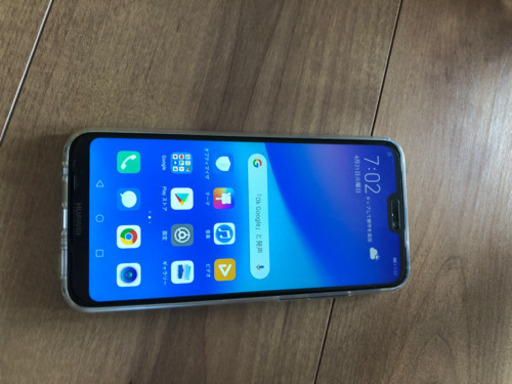 【美品】値下げしました。ファーウェイP20 LITE ブラック　SIMフリー