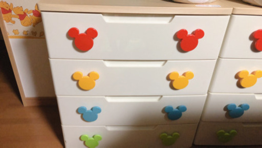 ディズニー　キッズ　チェスト