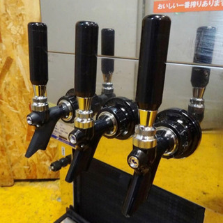 4726-0)ニットク ビールディスペンサー 三口ビールサーバー 生ビール