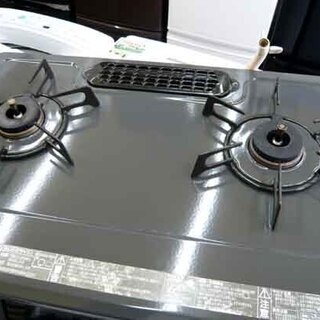 札幌 幅59cm 都市ガステーブル 12A・13A 2014年製 リンナイ ガスコンロ