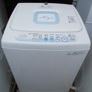 【恵庭】TOSHIBA 東芝　4.2kg　全自動洗濯機　ふたロッ...