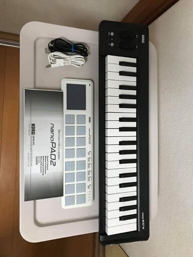 MIDI関連機器 Korg microKEY37 + nanoPAD2