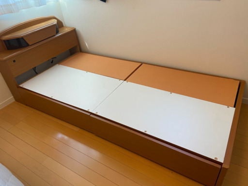 ニトリシングルベッド収納 照明付き引取に来ていただける方限定 りさ 和光市のベッド シングルベッド の中古あげます 譲ります ジモティーで不用品の処分