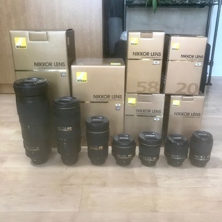 Nikon レンズセット 58 24-70 70-200 200...