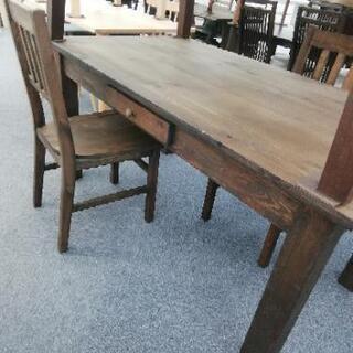 1263 大川家具 ダイニングセット イス2脚