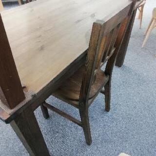 1263 大川家具 ダイニングセット イス2脚