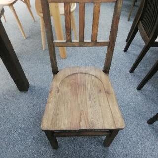 1263 大川家具 ダイニングセット イス2脚