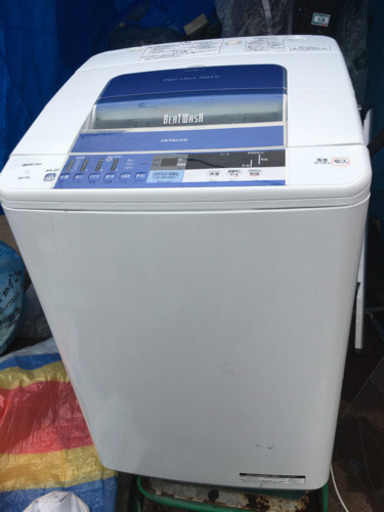 簡易乾燥機能付洗濯機　HITACHI　BW-7SV　7kg　2013年製