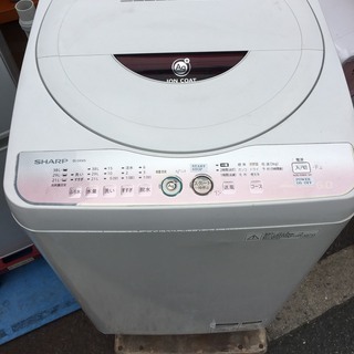 ☆中古 激安！SHARP 全自動洗濯機 　6kg 　ES-GE6...