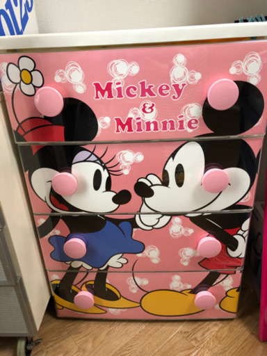 ミッキー   ミニー　チェスト