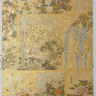 美品　光琳と宗達琳派集　全通全景帯　袋帯 美品光琳と宗達琳派集全通全景帯袋帯