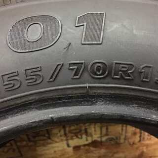 HANKOOK ハンコック ZOVAC HPW 401 155/70R13 13インチ スパイクタイヤ 4本 バリ溝 カップピン 希少　(TD307) クレジットカード QR決済可能