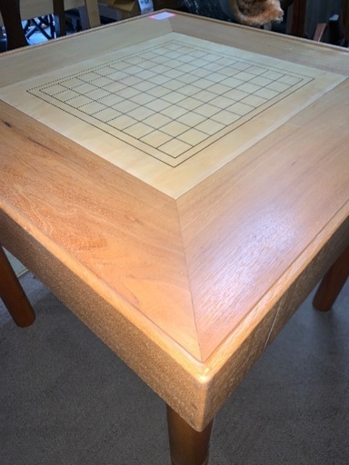将棋　囲碁　両対応　高さ2段足調整　テーブル 将棋 囲碁 両対応 高さ2段足調整 テーブル
