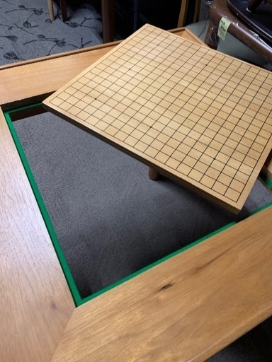 将棋　囲碁　両対応　高さ2段足調整　テーブル 将棋 囲碁 両対応 高さ2段足調整 テーブル