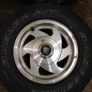 【BS DUELER A/T LT215/75R15 100/97S】夏タイヤ 4本【社外ホイール 15インチ 7J5HPCD127+7】　(VTD154) クレジットカード QR決済可能 楽天市場】DUELER A／T694 215／75R15 100／97Sの通販
