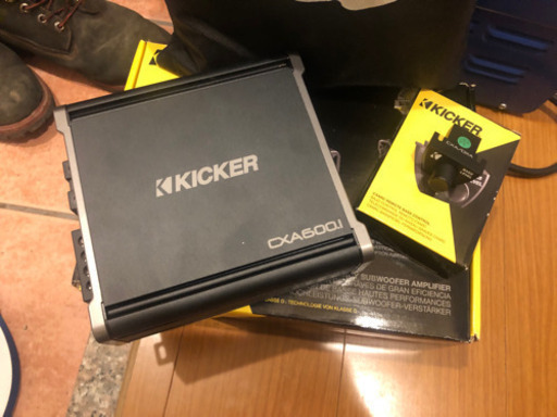 kicker compC 12inch 2発 ウーファー、アンプセット