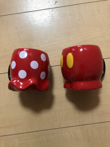 ミッキー   ミニー　ペアマグカップ