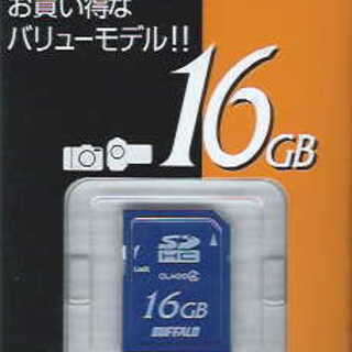 16GB SD カード BUFFALO 未開封
