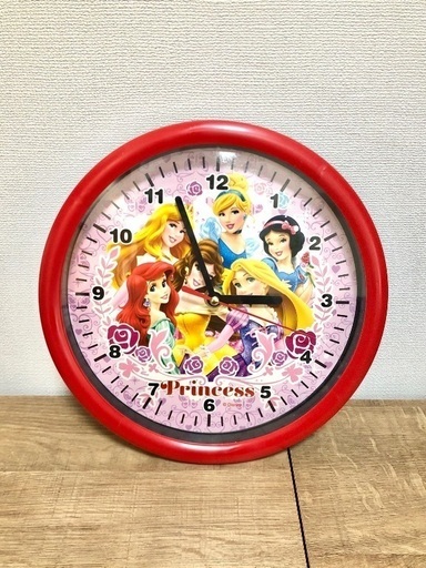 値下げ中 ディズニープリンセスの掛け時計 パクパク 海老江のキッズ用品 その他 の中古あげます 譲ります ジモティーで不用品の処分