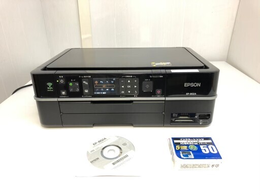 EPSON(エプソン)★Colorio(カラリオ)★インクジェットプリンター★複合機★EP-802A★ブラック★2010年製