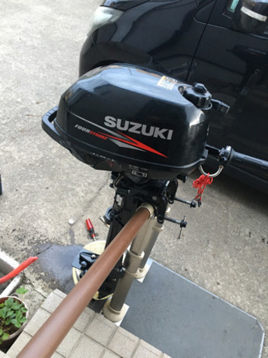 ボートエース、サイドフロート、スズキ2馬力、魚探ホンデックス PS-501CNセット