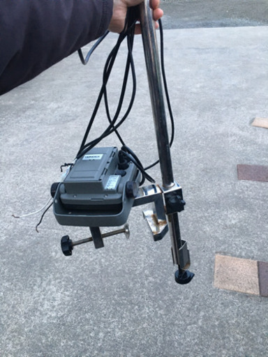 ボートエース、サイドフロート、スズキ2馬力、魚探ホンデックス PS-501CNセット