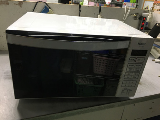 CD1881  Haier フラット電子レンジ　JM-FH18B　2014年 除菌清掃済
