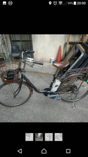 留学生の方必見‼パナソニック電動アシスト自転車 26インチ ブラウン 
