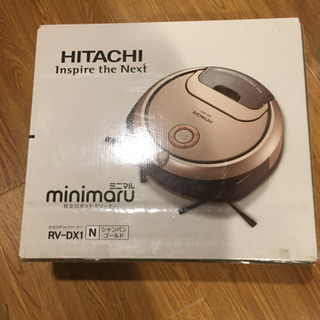 HITACHI 日立 ミニマル ロボット掃除機 RV-DX1(N) シャンパンゴールド