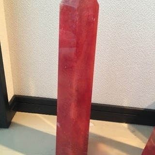 溶錬水晶！インテリアとしても、お願い事しても。。。幸せを呼ぶ赤い水晶。