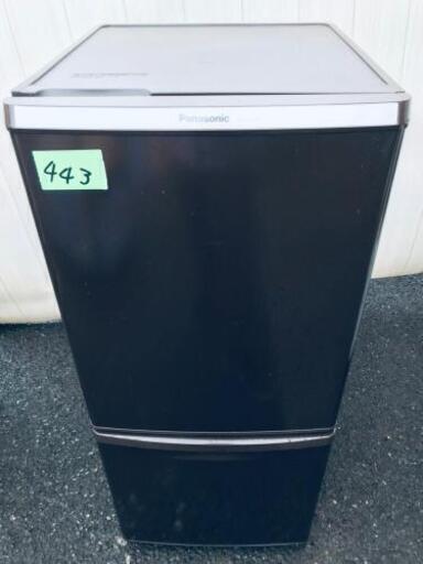 443番 Panasonic✨冷凍冷蔵庫✨NR-B145W-T‼️