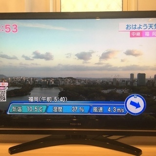 東芝REGZA 美品 42インチ 液晶テレビ Wチューナー