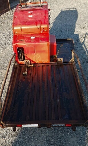 鹿児島発 ディーゼルエンジンハーベスタ改造運搬車