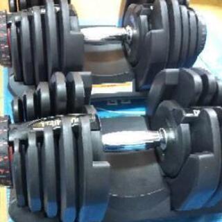 可変式ダンベル40キロ×2(ｲﾝｸﾗｲﾝﾍﾞﾝﾁのおまけ付き)