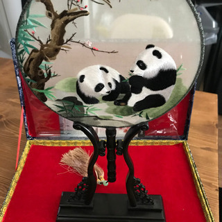 パンダの団扇　中国土産