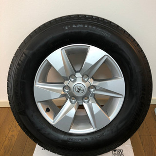 ランドクルーザープラド純正ホイールタイヤ新車外し