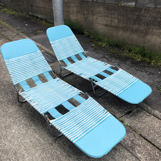 昭和レトロ サマーベット ボンボンベッド ビーチベット イス