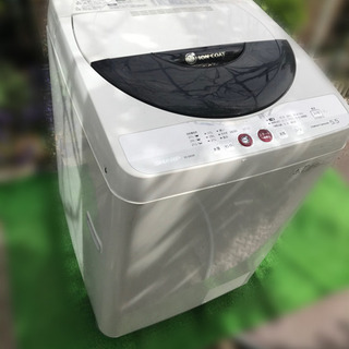 【商談中】シャープ 全自動洗濯機 送風乾燥タイプ 5.5kg 電...