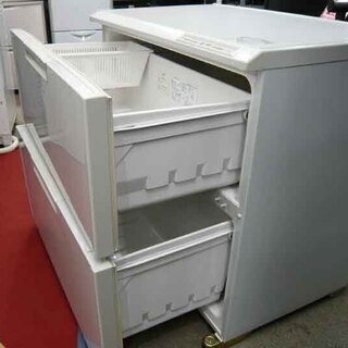 札幌 205L 冷凍庫 フリーザー 2段引出し式 三菱 ミツビシ MF-P21B 97年製