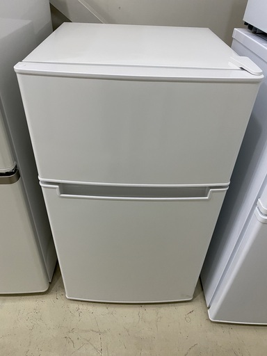 冷蔵庫 ハイアール AT-RF85B 2019年製 2D 85L 直冷 白 中古品