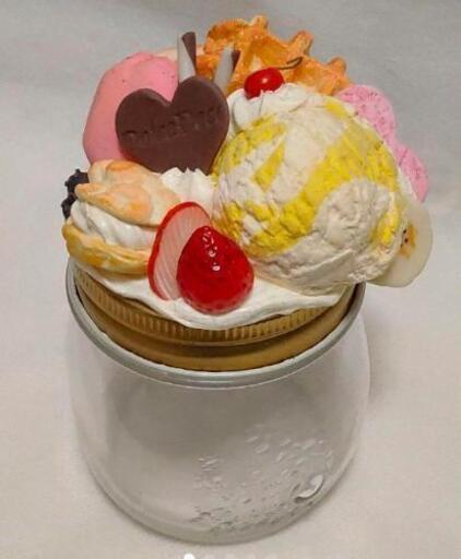 食品サンプルスイーツデコ瓶のフタに乗せちゃいました Taka 大島の生活雑貨の中古あげます 譲ります ジモティーで不用品の処分