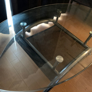 ニトリ　センターテーブル　ガラス