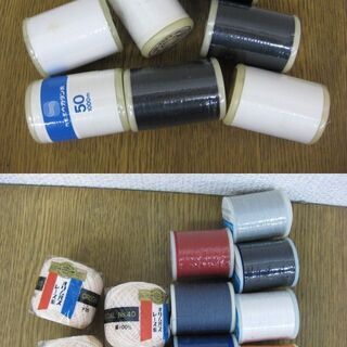 未使用品 手芸用品 糸 ミシン糸 レース糸 ミシン針 ホック ボビン 等々 色々 まとめて320個超セット カネボウ テイジン オリヅル − 大阪府