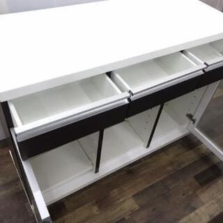 ニトリ 対面カウンター キッチンカウンター 展示品 美品 定価4万 食器 