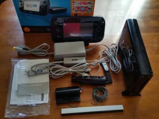 WiiU本体とプロコン、ソフトセット