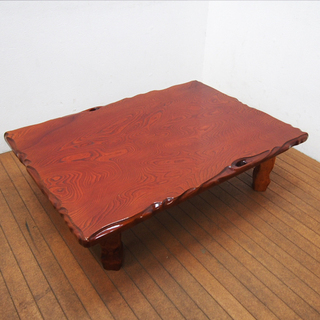 一枚板　座卓テーブル　天然木　和室家具  AA02